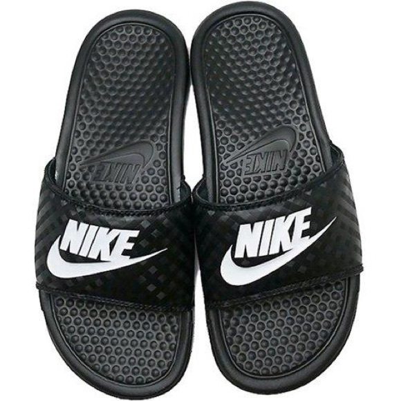 shrunken nike slides